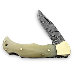 Custom Handmade Damascus Steel Hunting <b>Knife</b> Camel <b>Bone</b> <b>Handle</b> <b>for</b> Sale at Wholesale Price - Product Image 4