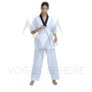 ชุดคาราเต้คุณภาพสูงแบบมืออาชีพ ผลิตตามสั่ง ระบายอากาศได้ดี ผลิตจากโพลีเอสเตอร์/ผ้าฝ้าย พร้อมโลโก้สั่งทำ - Product Image 6