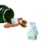 Agent déshydratant en gel de silice de haute qualité, taille personnalisée, certifié ISO, marque SAM LAN, pureté 99,8 %, pour conteneurs en plastique