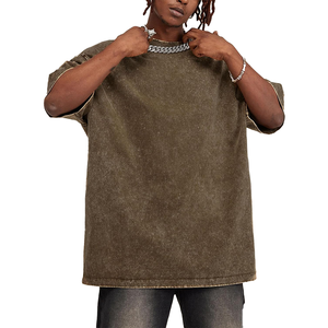 เสื้อยืดวินเทจฮิปฮอปใส่ได้ทั้งชายและหญิงผ้าคอตตอนผ้าไหม100% โอเวอร์ไซส์280G ผ้าสกรีนลายสตรีทแวร์ซักกรดเลือกสีได้ตามต้องการ - Product Image 6