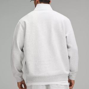 Sweat-shirts à capuche décontractés pour hommes, style automne, OEM et ODM, col rabattu, cordon de serrage, tricot, fermeture éclair, manches longues - Product Image 3