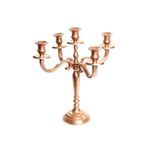 New Arrival 5 Arm Metal <b>Candelabra</b> Gold Finished for Wedding Event Party Tabletop Decoration <b>Candelabra</b> Handicrafts - Product Image 4