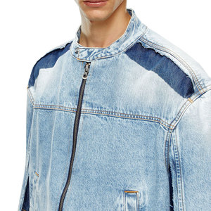 Nueva Chaqueta de Mezclilla 100% Algodón para Hombre, Invierno, Personalizada, con Capucha, Impermeable, Estilo Urbano, Cómoda - Product Image 5