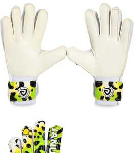 Gants de gardien de but professionnels entièrement orange néon avec poignée en latex haute visibilité matériau en caoutchouc SP Branding - Product Image 5