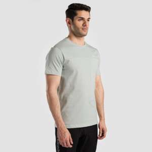 Camiseta Power Move (Mint) 100% Algodón 280 Gramos Jersey Corte Holgado Ligero Estampado Gráfico Estilo Sólido Ropa con Etiqueta Personalizada - Product Image 3
