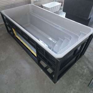 Custom Thick <b>Frame</b> Fiberglass Garden House Backyard Above Ground Swimming Pool Outdoor Inground <b>Frame</b> Pool - Product Image 3