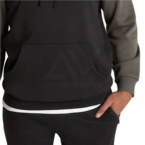 Sudaderas con capucha con logotipo personalizado para hombre, diseño de cuerpo delgado, ligero, grueso, estampado en relieve, recién llegado, temporada de invierno, ODM suministrado sólido - Product Image 5