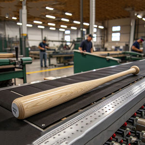 Bâton de baseball en bois de hêtre massif de qualité supérieure Logo personnalisé équipement d'entraînement de sports d'intérieur et d'extérieur professionnel de haute qualité - Product Image 3