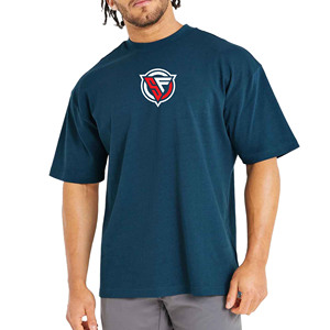 เสื้อยืดผ้าฝ้าย100% โอเวอร์ไซส์สำหรับผู้ชายออกแบบได้ตามต้องการพร้อมพิมพ์โลโก้ผ้าโพลีเอสเตอร์/ ผ้าฝ้ายผสมแห้งเร็วและระบายอากาศได้ดีขนาดพลัสไซส์ทรงหลวม - Product Image 3