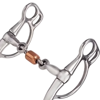 Mors d'équitation en acier inoxydable à double articulation Eggbutt, avec logo personnalisé, de haute qualité, marque privée, Low Port Sweet Iron Horse, en laiton