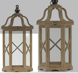 Classic Black Iron Hanging <b>Lantern</b> with One Pillar Candle Glass and Metal Stand for Home Decoration Elegant Table Top <b>Lantern</b> - Product Image 5