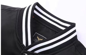 Veste de baseball américaine pour homme, coupe-vent, respirante, imperméable, à col rond, avec logo personnalisé, pour le printemps, formelle - Product Image 5