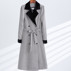 Trenchs de luxe à manches longues pour femmes de haute qualité Vestes et pardessus élégants pour femmes - Product Image 1