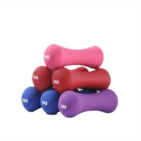 Vente chaude Personnalisé 5kg Smart Dumbbell Bone Shape Fitness Equipment pour Musculation Bras Entraînement En Caoutchouc Gym Poids