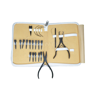 Heavy-Duty Stainless Steel Complete <b>Hair</b> <b>Extension</b> Tools Set for Salons with <b>Micro</b> <b>Rings</b> and Professional Pliers - Product Image 6