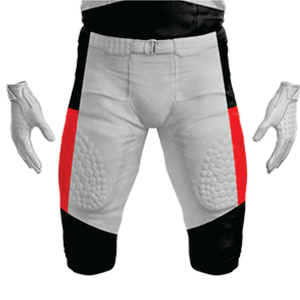 Conjunto de pantalones de Jersey de equipo personalizado para hombre Uniforme de fútbol americano Negro Gris Rojo Durable Transpirable 100% Poliéster Tackle Nombre del jugador - Product Image 5