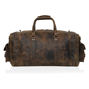 Bolsa de Viaje de Cuero Multifuncional de Último Diseño, Bolsa de Gimnasio de Cuero Vacuno de Grano Completo, Bolsa de Viaje de Fin de Semana Personalizada para Hombre en Venta - Product Image 2