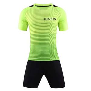 ชุดฟุตบอลสำหรับทุกเพศของ2025เสื้อฟุตบอลผ้าโพลีเอสเตอร์น้ำหนักเบาพิมพ์ลายถ่ายเทความร้อนสีเหลืองสีเขียวสำหรับ100% - Product Image 6