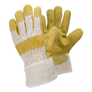 Gants de travail haute performance en cuir ignifuge, imperméables, antidérapants et durables, vente directe d'usine - Product Image 1