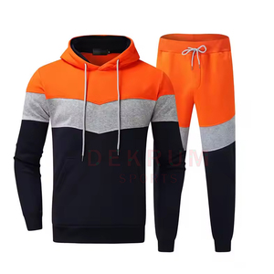 Ensemble de survêtement d'hiver pour homme à capuche, coupe classique, 100 % coton, le plus vendu - Product Image 1