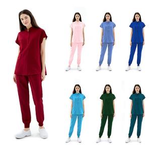 Eco-Friendly Anti-Wrinkle Nurse Uniforms Soft Medical Scrubs <b>Suits</b> Jogger Easy-Care Plus Size Nursing Scrubs Sets - Product Image 1