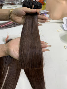 Fournisseur d'Extensions en Gros Pas Cher Mèches de Cheveux Humains Vietnamiens Vierges Bruts à Cuticules Alignées en Paquets avec Closure - Product Image 6