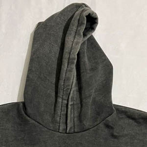 Sudadera con capucha de peso pesado de alta calidad para hombres 500gsm French Terry Drop Shoulder Oversized sin cuerdas para invierno - Product Image 5