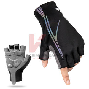 Cycling <b>Gloves</b> Men Women Non-Slip Ice <b>Silk</b> Breathable Half Finger Fingerless <b>Gloves</b> with UPF 50+ Sun Protection Lightweight - Product Image 1