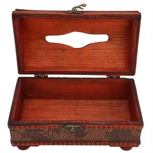 Boîte à mouchoirs élégante imprimée verte et blanche pour la décoration intérieure, la salle à manger et la table de bureau avec une touche contemporaine chic d'Inde - Product Image 5