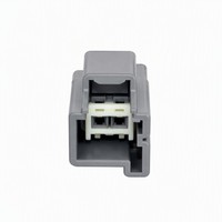 Conector de Cableado Automático Delgado y Largo que Ahorra Espacio, Juego de Conectores de Cable de 2 Pines de Alta Corriente con Bloqueo Abatible