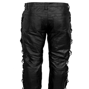 Pantalones Vaqueros de Cuero Vacuno Color Marrón Claro con Flecos, Diseño Personalizado de Color Sólido, Ligeros, Estilo Occidental para Montar a Caballo - Product Image 6