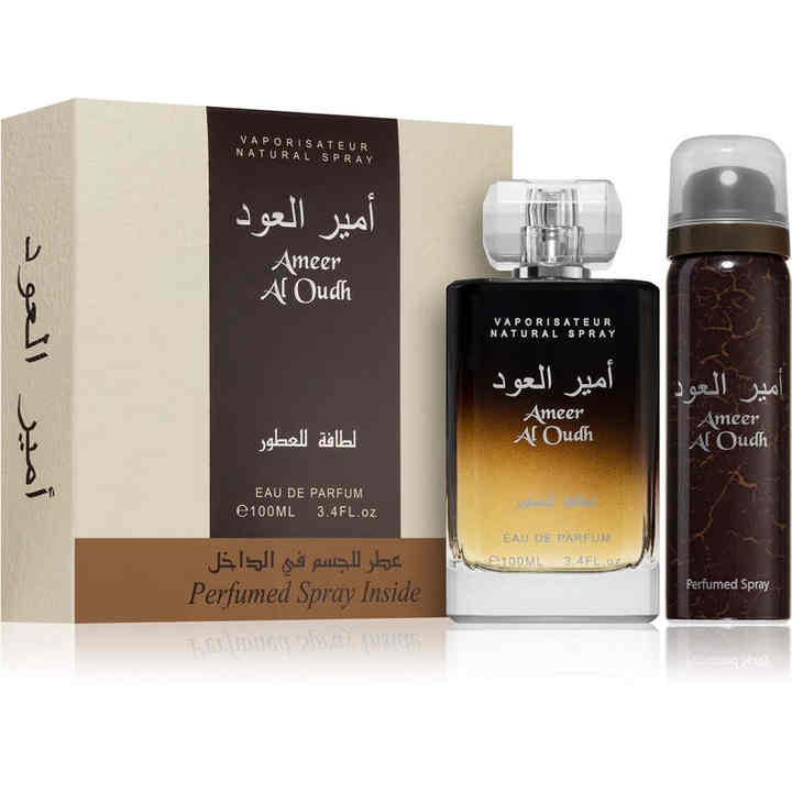 Ameer Al Oudh EDP 100ml Perfume Gift Set with 50ml Deodorant Spray for Men