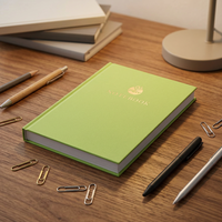 2026 Bestseller Hardcover Leder Punktiertes Notizbuch mit Anpassbarer Einbandfarbe für Schüler, Studium und Geschäftliche Arbeit