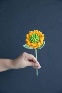 <b>Crochet</b> Sunflowers, Various Styles of <b>Crochet</b> Sunflowers, Customizable <b>Crochet</b> Sunflowers, Pure Handmade <b>Crochet</b> Sunflowers - Product Image 5