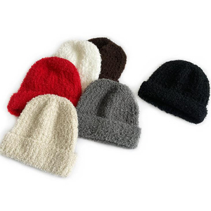 2025หมวกบีนนี่กำมะหยี่สำหรับเด็กผู้ชายและเด็กผู้หญิง, หมวกถักไหมพรมให้ความอบอุ่นหมวกกันหนาวสำหรับเด็กทุกเพศ - Product Image 6