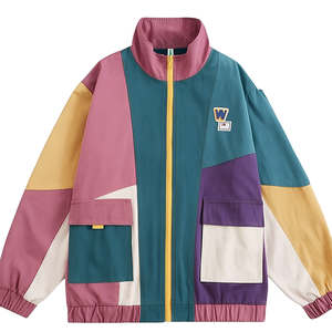 Veste coupe-vent légère et respirante pour homme, logo personnalisé, manches longues, imperméable, polyester/coton, vente en gros - Product Image 3