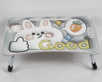 Table pliante portable en MDF réglable, support de lit, plateau, table d'étude pour enfants, bureau