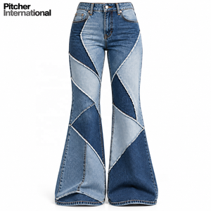Jeans pour femmes en gros, jeans déchirés, jeans taille haute, fabricant en gros pour les détaillants de streetwear aux États-Unis - Product Image 5