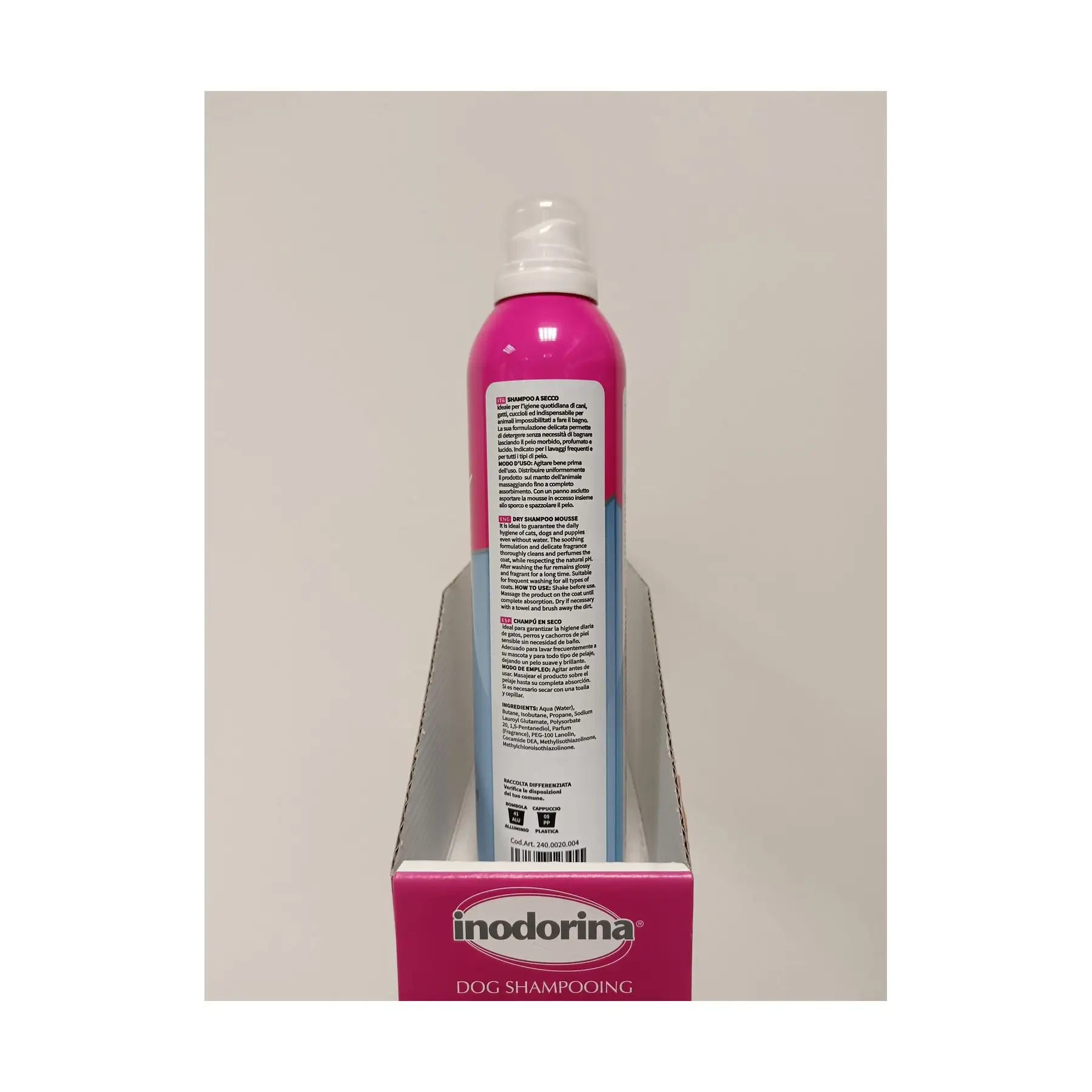 Shampoo di talco Premium con Mousse-Formula a secco per una pulizia rapida da 300 ml, ideale per una freschezza in movimento