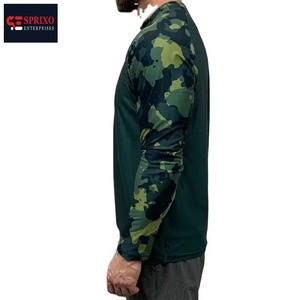 เสื้อยืดตกปลาสำหรับผู้ชายเสื้อลายพรางแขนยาวสีเขียวอ่อนออกแบบได้ตามต้องการ - Product Image 4