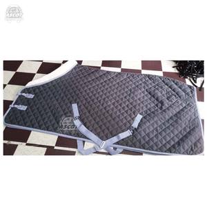New Design Quilted Winter Equestrian <strong>Horse</strong> Rug Cotton Lining and Leg Straps Wholesale Fabric Shell - Product Image 1