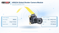 Module de caméra MIPI CSI-2 2MP AR0234 Global Shutter 1080P 120FPS pour la vision robotique AMR AGV et l'inspection industrielle