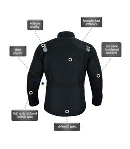 Chaqueta de montar textil para motocicleta, chaqueta de carreras para motocicleta, chaqueta Cordura para carreras de coches con logotipo personalizado - Product Image 4