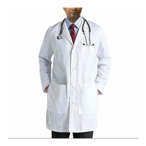 Tablier tissé unique et durable de haute qualité, personnalisé, unisexe, pour le personnel hospitalier, les médecins, impression numérique, vente en gros, fusion sans couture - Product Image 6