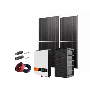 Système complet de panneaux solaires hybrides d'urgence 48V 96V 3KW 5KW 8KW 10KW pour la production d'énergie électrique, générateur solaire pour usage domestique - Product Image 5