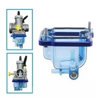 Taza de aceite flotante transparente para carburador de motocicleta Honda Vento Italika Akt Zanella Yumbo Dafra