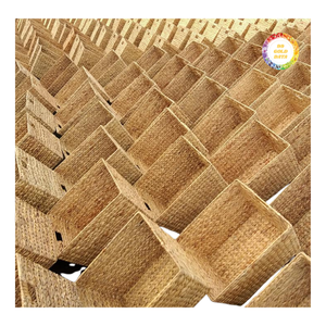 Decorative Water Hyacinth <b>Basket</b> for Living Room and Bedroom - Product Image 5