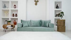 Siège de sol arabe Canapé de sol arabe Plancher de siège arabe | 12 pièces, 28 danses avec coussin éponge épaisseur 20cm - Product Image 3