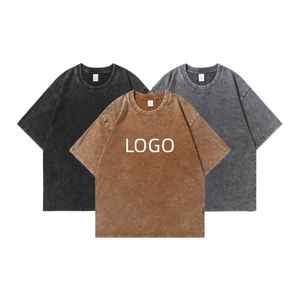 เสื้อยืดผู้ชายไซส์ใหญ่ พิมพ์ลายโลโก้ด้วยผ้าไหม พิมพ์ลายสกรีน ผ้าฝ้ายแท้ 100% สไตล์วินเทจ ลุคสตรีทแฟชั่น เป็นมิตรกับสิ่งแวดล้อม - Product Image 1