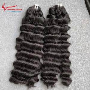 Venta al por mayor Extensiones de cabello Remy vietnamita Paquetes de cabello de onda profunda suelta Cabello de trama virgen crudo de alta calidad - Product Image 4